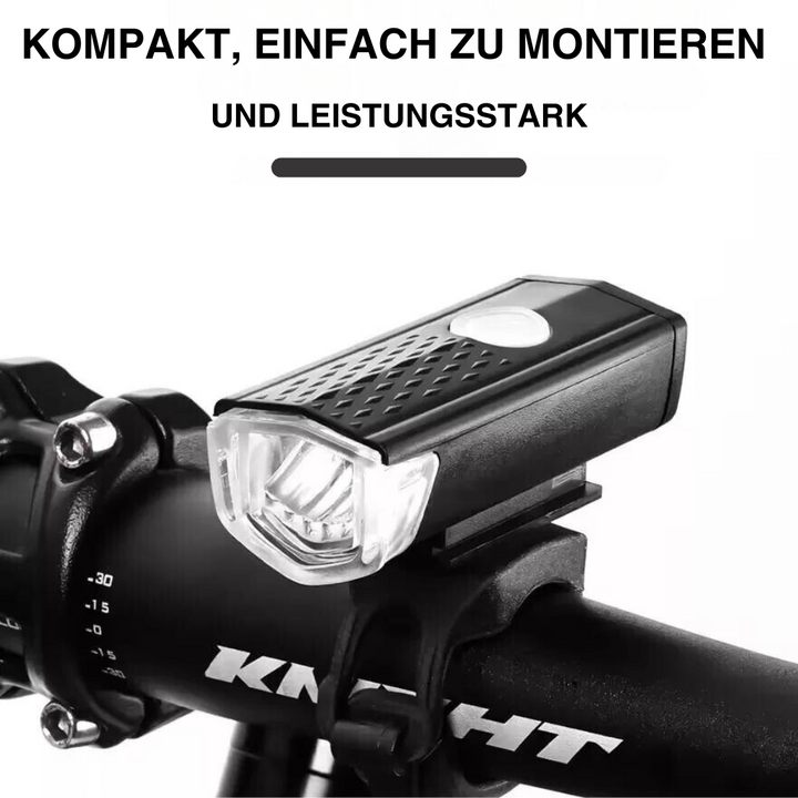 LuxLight™ LED Fahrradlicht-Set USB