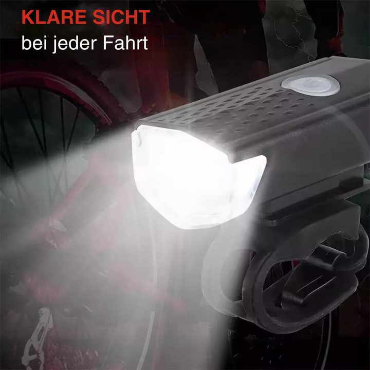 LuxLight™ LED Fahrradlicht-Set USB