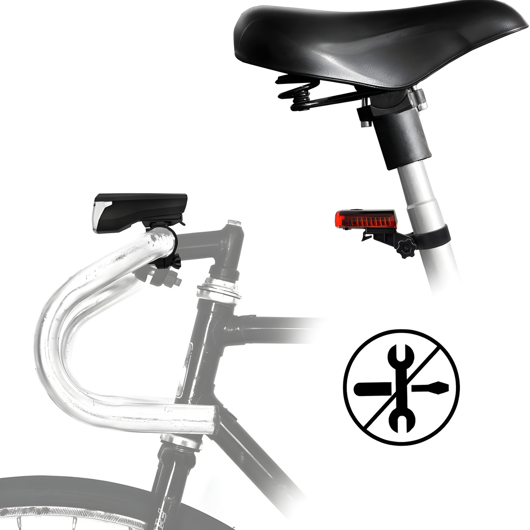 Luxtra® Fahrradlampen Set – StVZO zugelassen