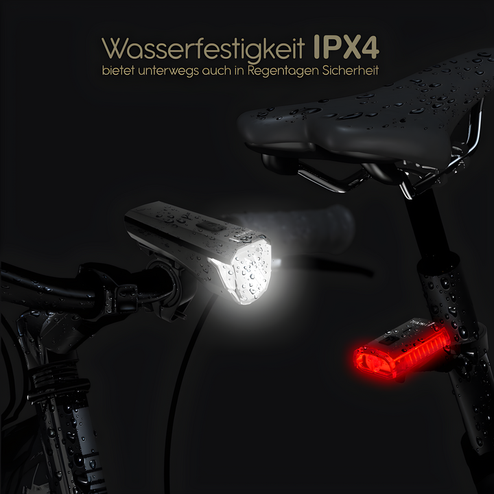 Luxtra® Fahrradlampen Set – StVZO zugelassen