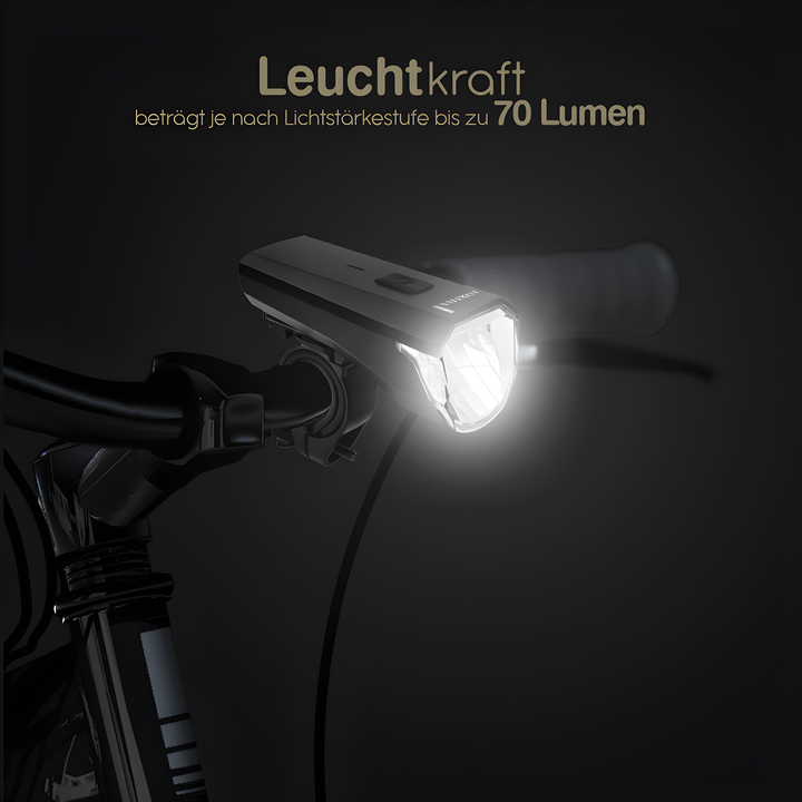 Luxtra® Fahrradlampen Set – StVZO zugelassen