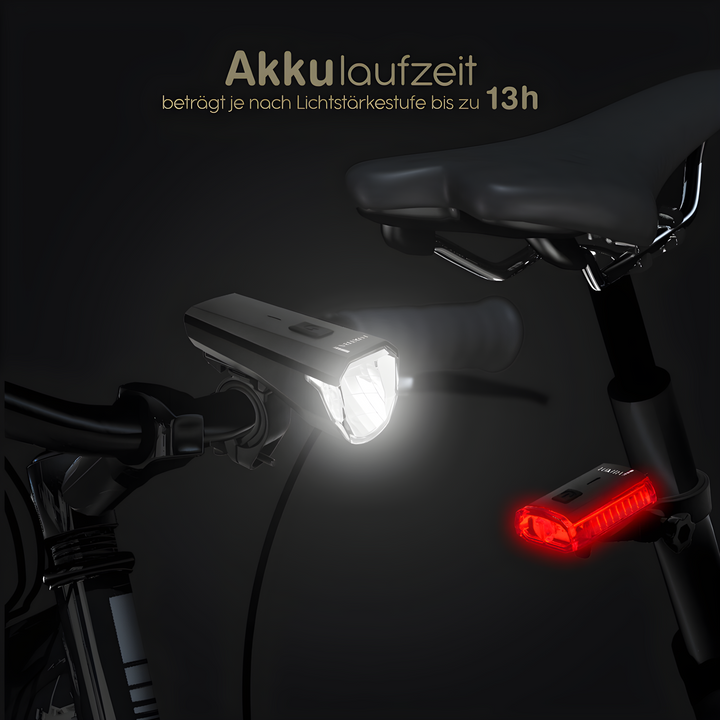 Luxtra® Fahrradlampen Set – StVZO zugelassen