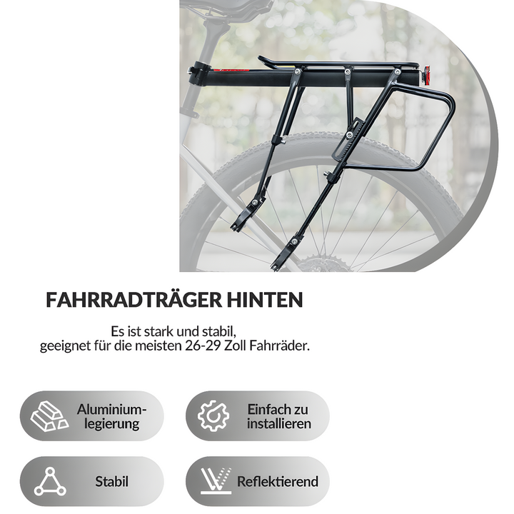 ProRack™ Fahrradgepäckträger – Verstellbar und Wasserdicht