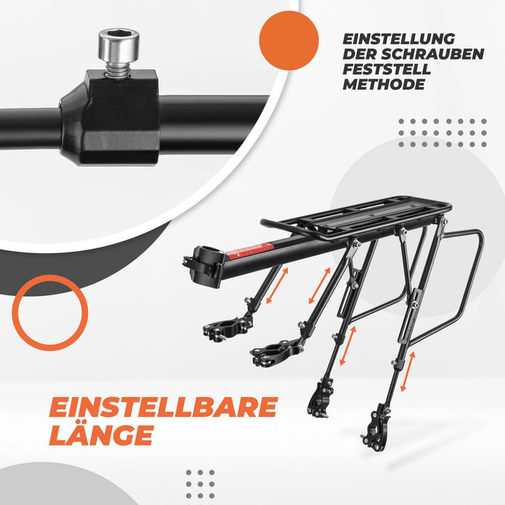 ProRack™ Fahrradgepäckträger – Verstellbar und Wasserdicht