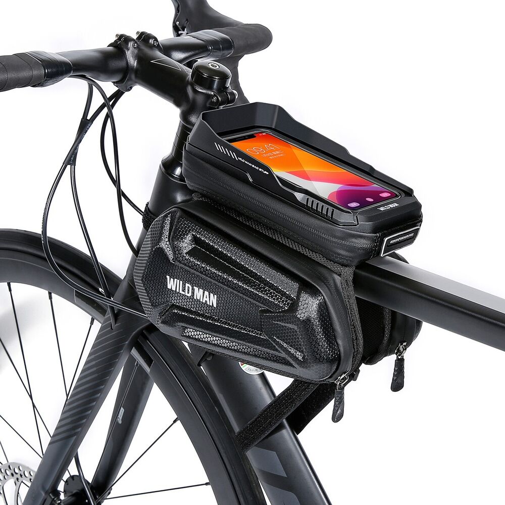 3-in-1 Fahrrad Rahmentasche für Oberrohr Wasserdicht