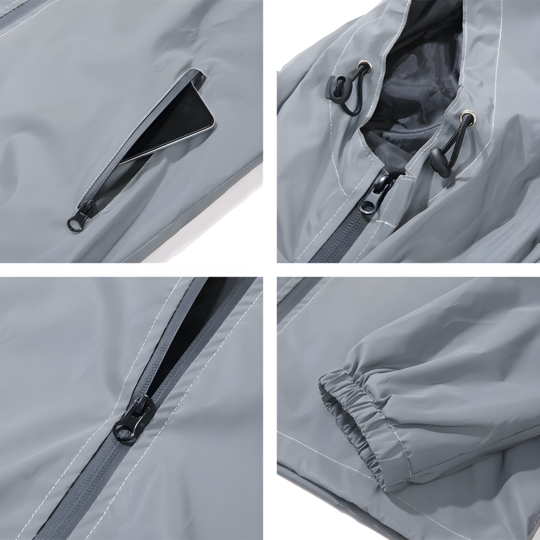 ReflectSafe™ Regenjacke – Hochreflektierend und Wetterfest für Damen und Herren.