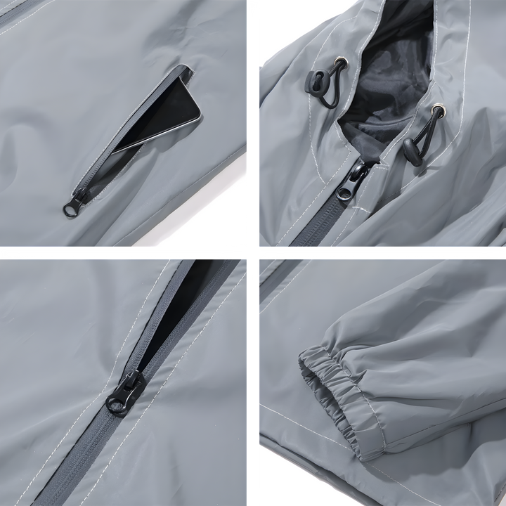 ReflectSafe™ Regenjacke – Hochreflektierend und Wetterfest für Damen und Herren.