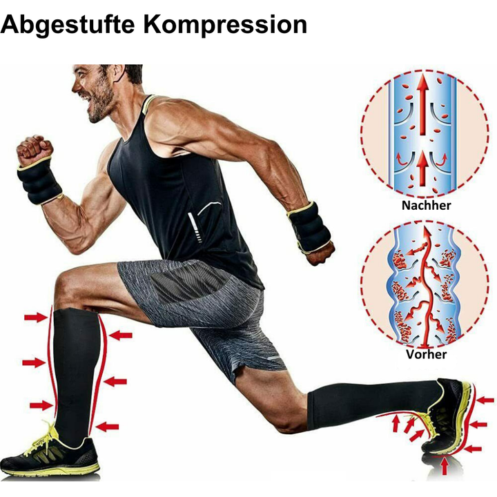 PulseFit™ - Kompressionssocken für aktive Beine