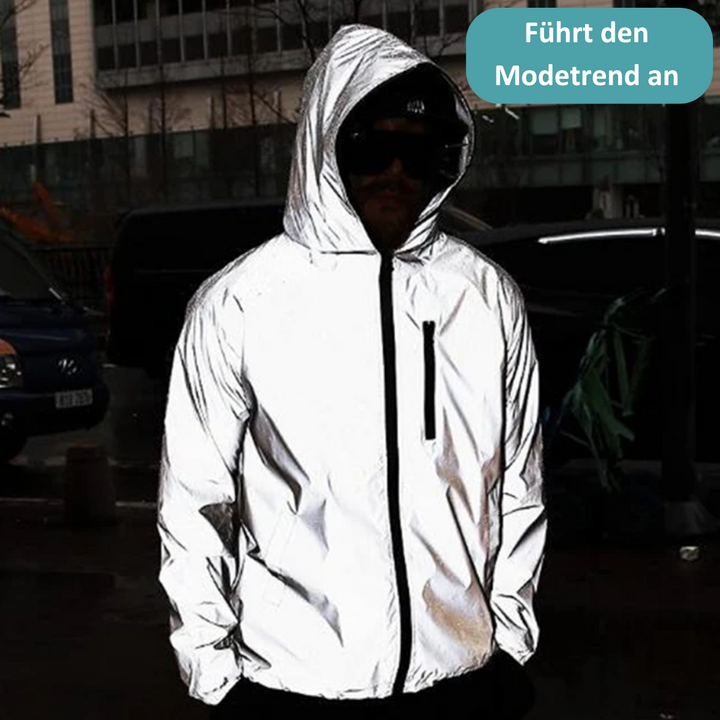 ReflectSafe™ Regenjacke – Hochreflektierend und Wetterfest für Damen und Herren.