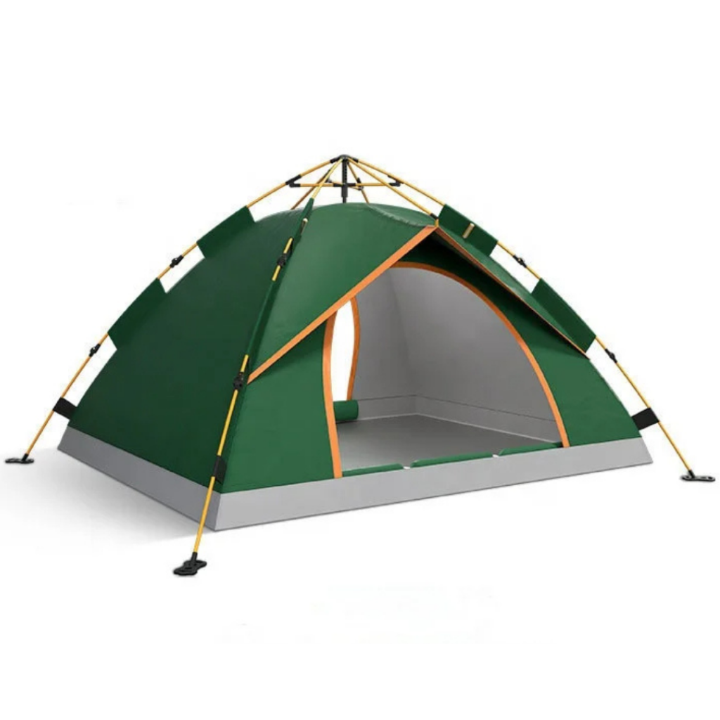 Pop Up Campingzelt Für 2-4 Personen - Automatisches Sofortzelt 300x240x145cm Wasserdicht