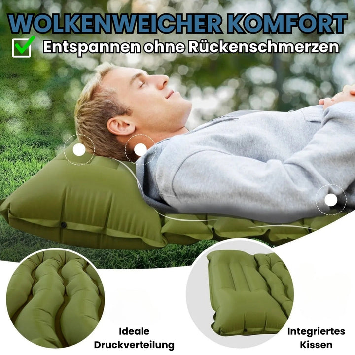 KomfortMate® - Ultraleichte Selbstaufblasende Isomatte.