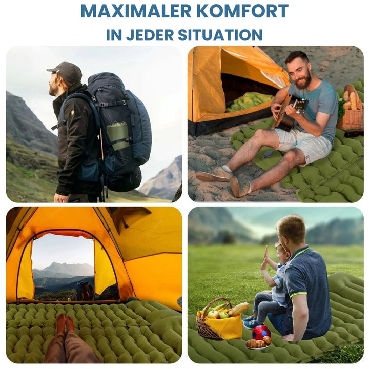 KomfortMate® - Ultraleichte Selbstaufblasende Isomatte.