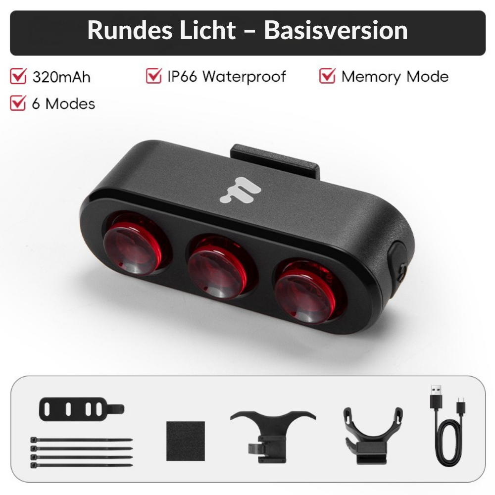 SmartLux™ Intelligentes Fahrrad Rücklicht