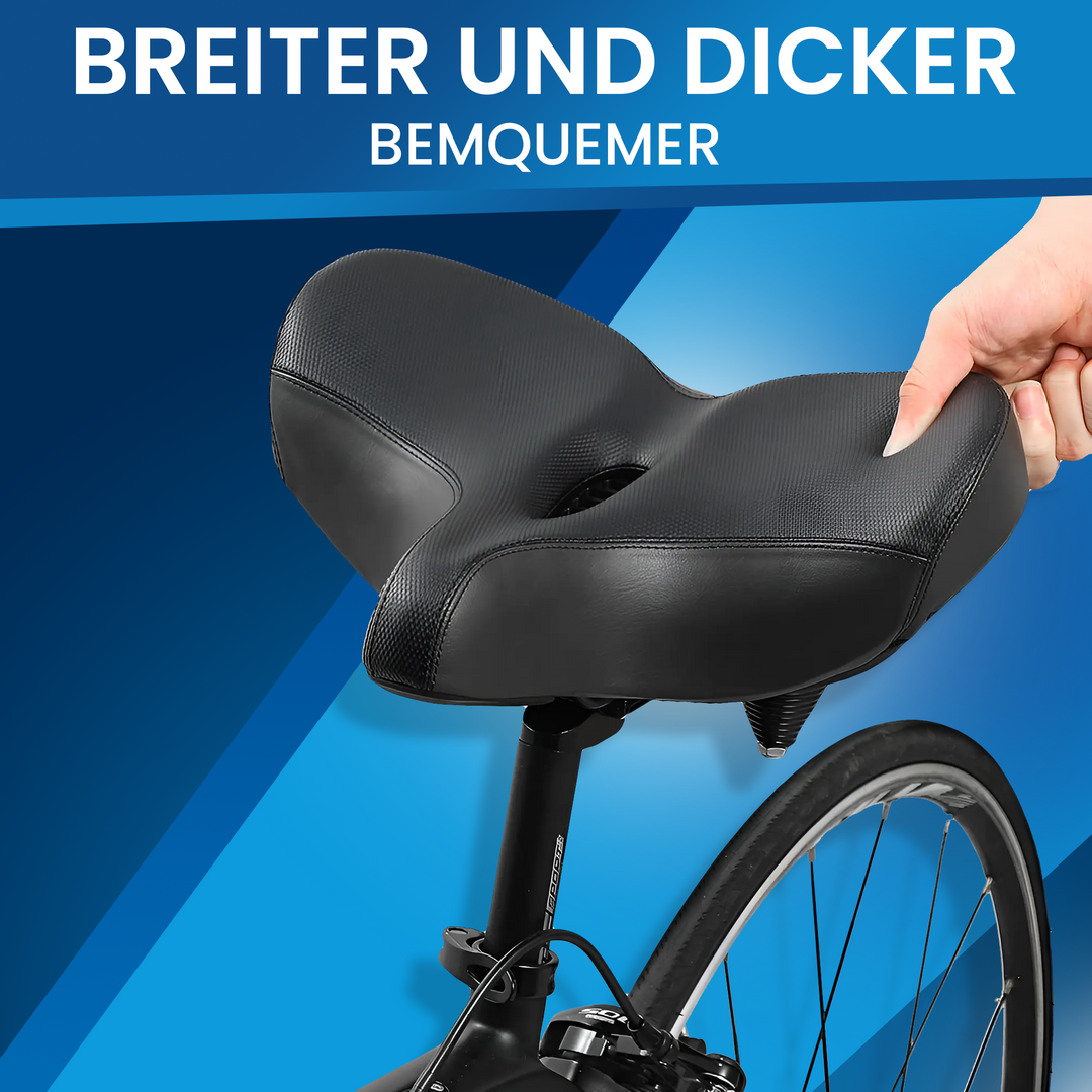 ErgoDynamo Fahrradsattel Pro V2| Ergonomisch, extra breit und