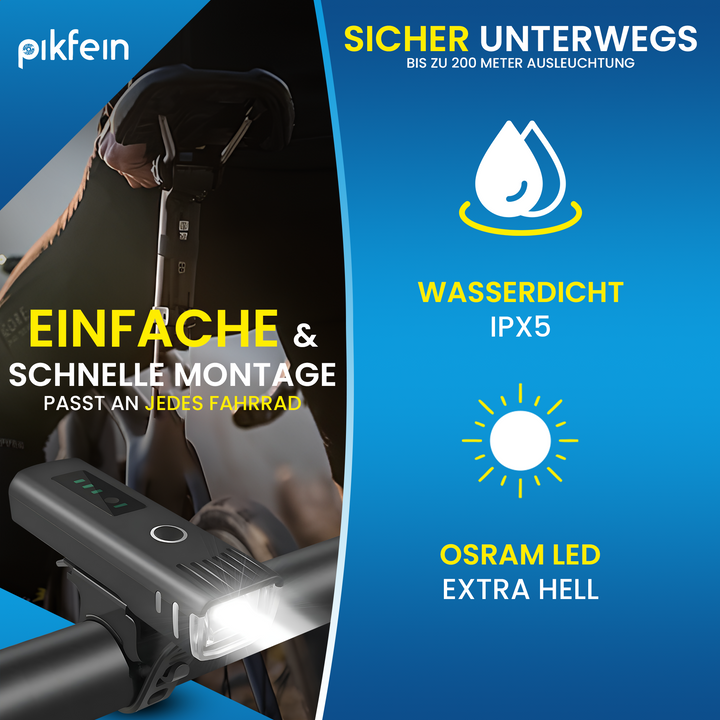 LightGuard™ Fahrradlicht Set.