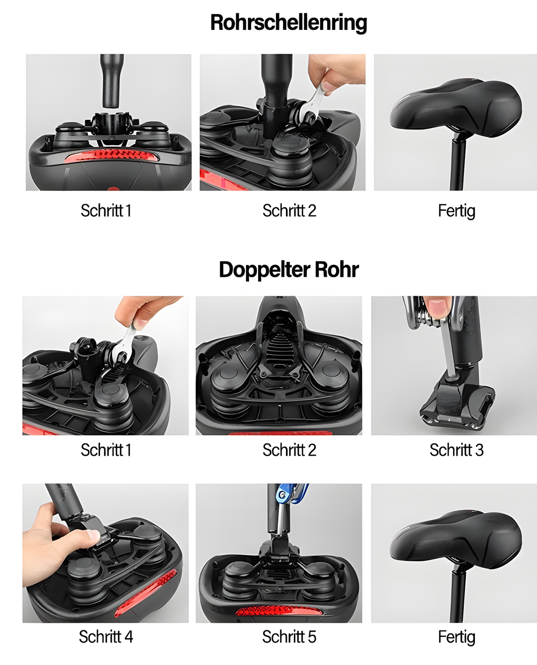 KomfortKönig Gel Fahrradsattel - Schmerzfrei & Ergonomisch.