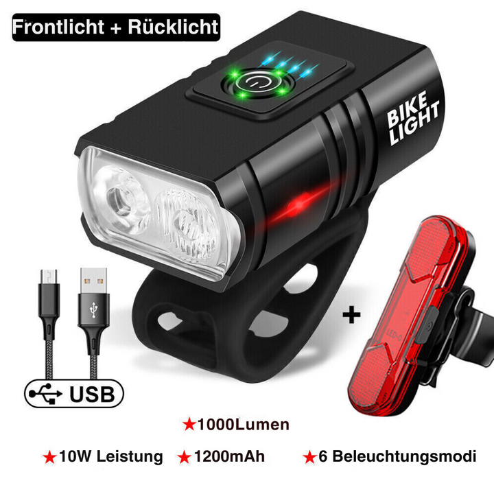 LumenForce™ Fahrradlicht Set