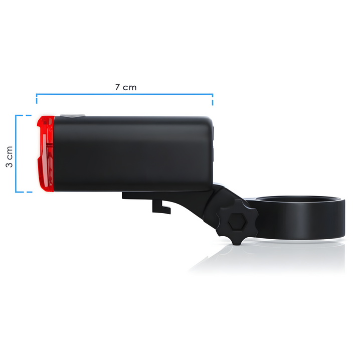LumiRide Fahrradlicht-Set LED StVZO – Ultrahelle Lampe und Rücklicht