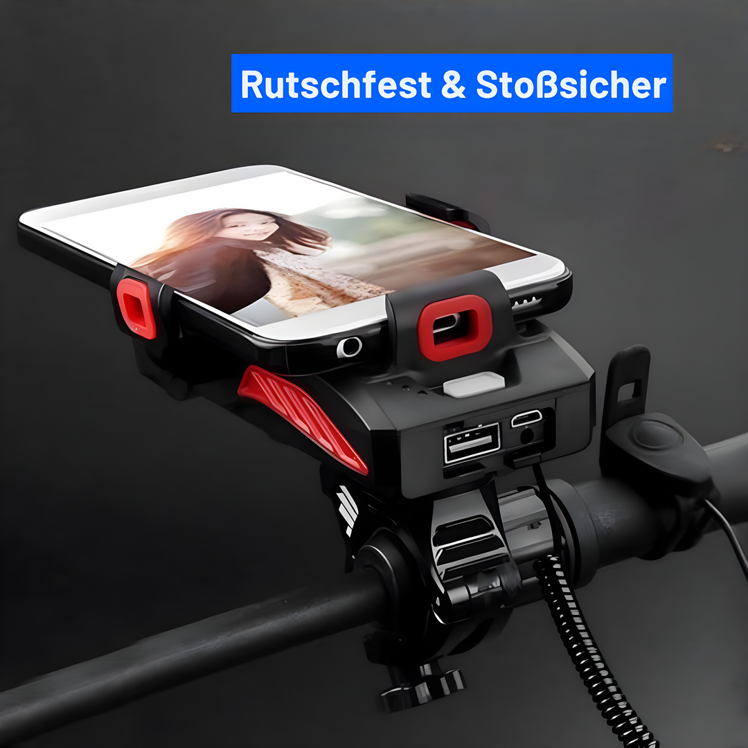 RadGenie Smart 4-in-1: Die Innovative Fahrrad Handyhalterung
