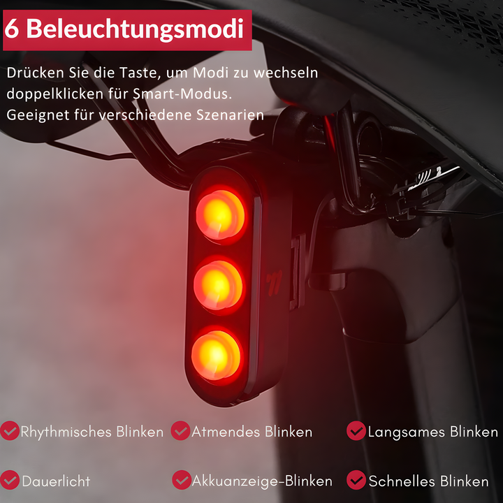 SmartLux™ Intelligentes Fahrrad Rücklicht