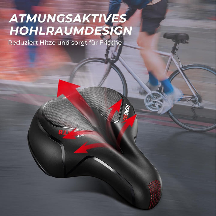 KomfortKönig Gel Fahrradsattel - Schmerzfrei & Ergonomisch