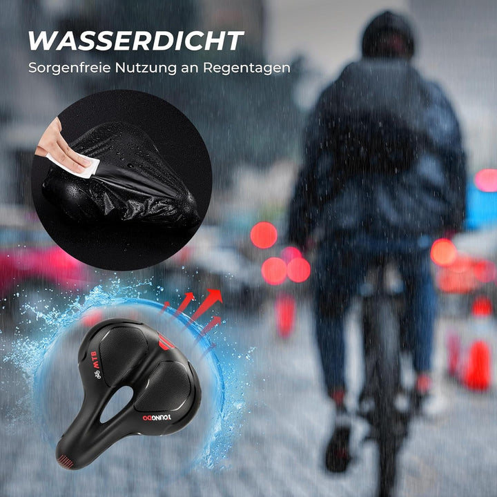 KomfortKönig Gel Fahrradsattel - Schmerzfrei & Ergonomisch