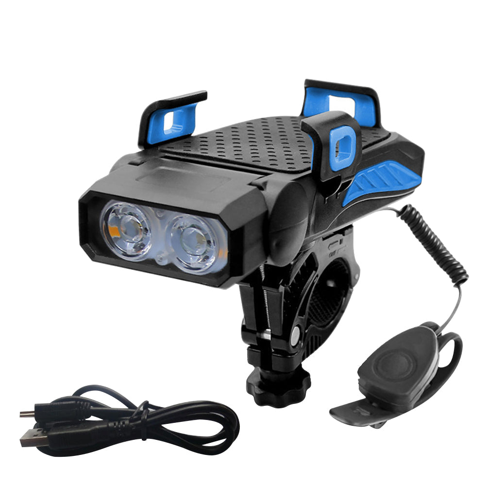 handyhalterung fahrrad mit powerbank Fahrrad Scheinwerfer Halter 4in1 Fahrrad Scheinwerfer Mit Powerbank & Handyhalterung – Lenkerhalterung Aus Carbon Fahrrad Frontlicht USB