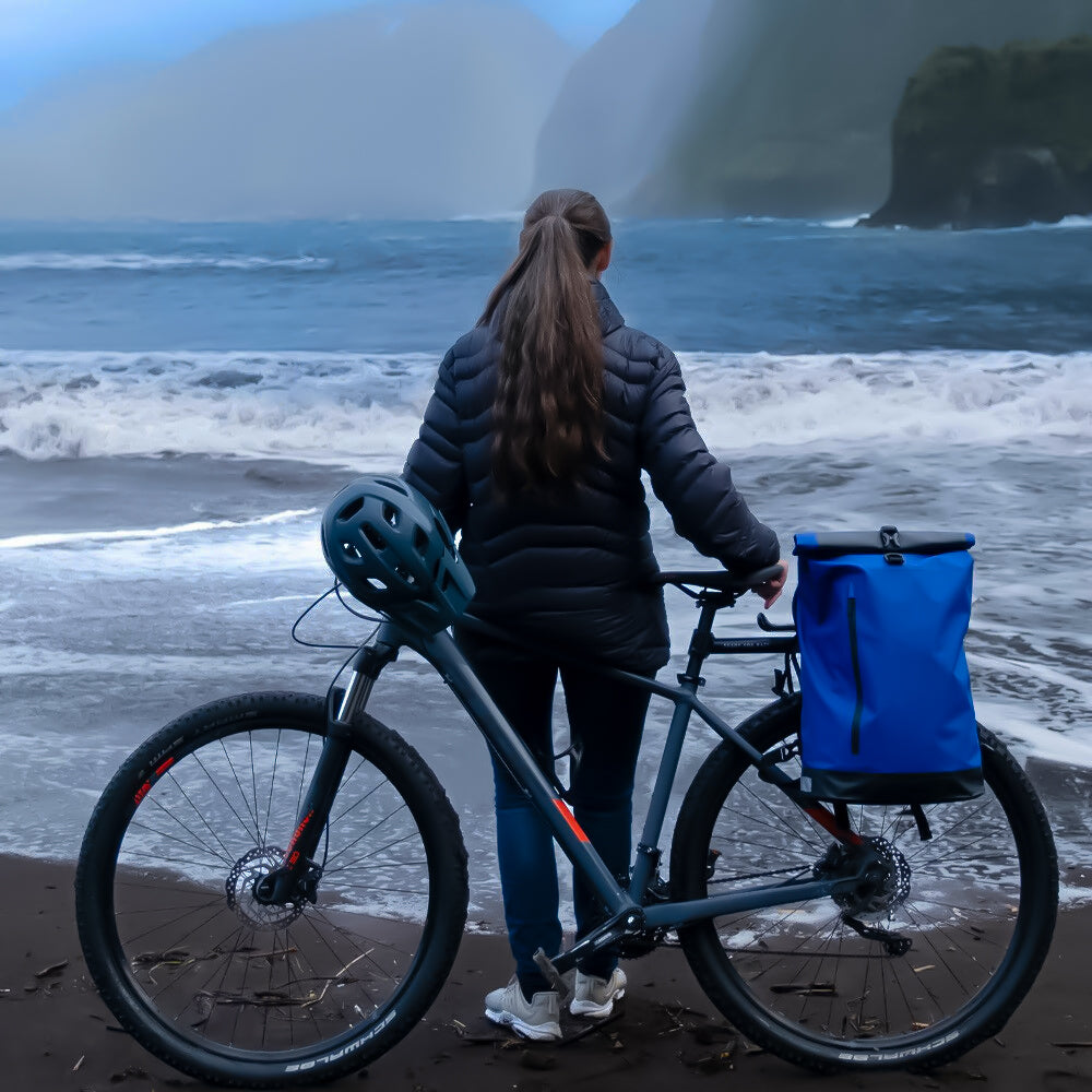 3 in 1 Fahrradtasche für Gepäckträger.