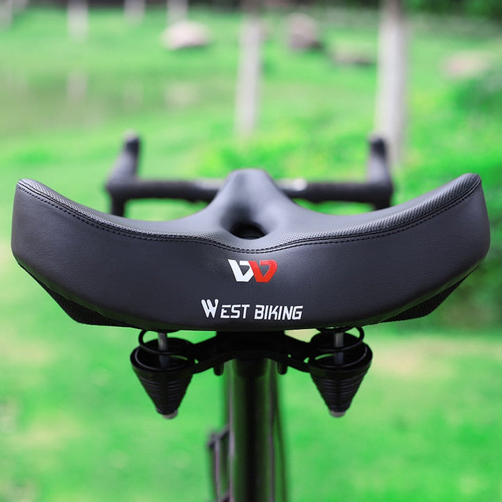 West Biking Big Boy Fahrradsattel  -  Entwickelt für Radfahrer bis zu 180kg