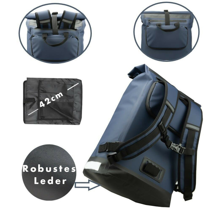 3 in 1 Fahrradtasche für Gepäckträger.