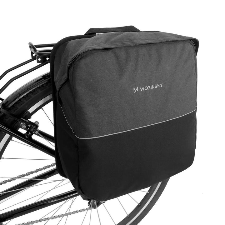 2 x 20L Doppelt Fahrradtasche Gepäckträger für Kofferset