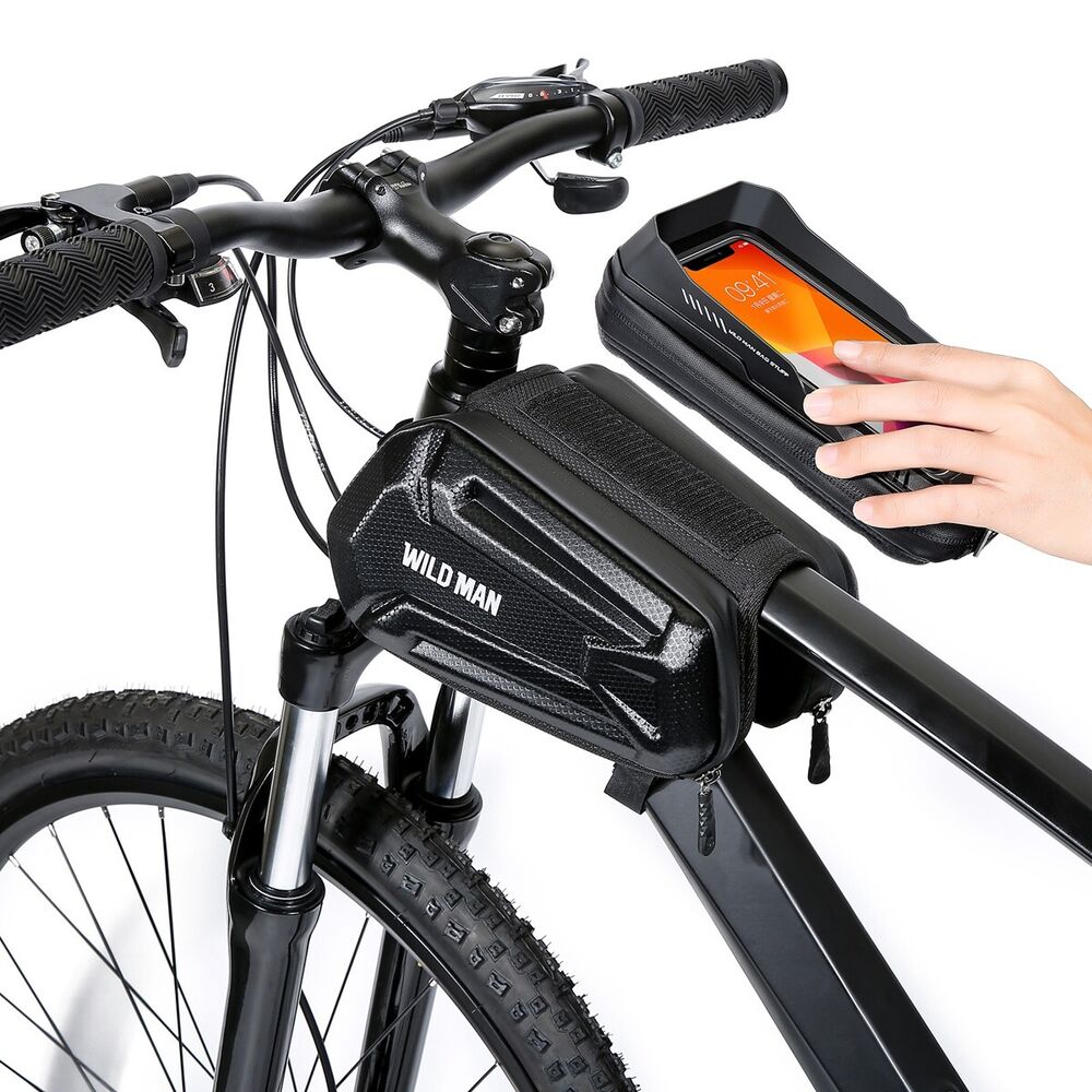 3-in-1 Fahrrad Rahmentasche für Oberrohr Wasserdicht