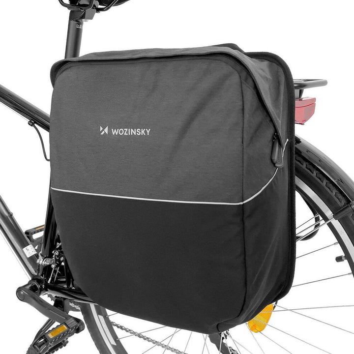2 x 20L Doppelt Fahrradtasche Gepäckträger für Kofferset