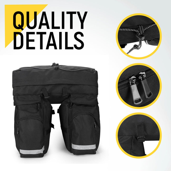 Fahrradtasche Gepäckträgertasche Reisetasche Wasserdicht 60L