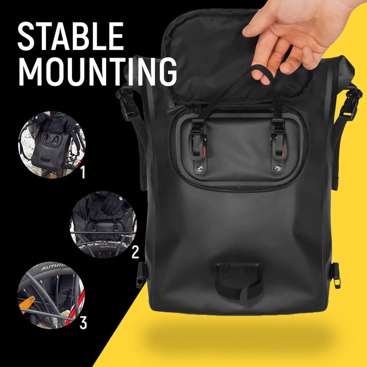Pro 3in1 Fahrradtasche für Gepäckträger - perfekt für deinen Alltag!