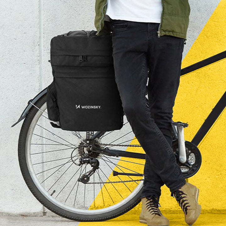 Fahrradtasche Gepäckträgertasche Reisetasche Wasserdicht 60L