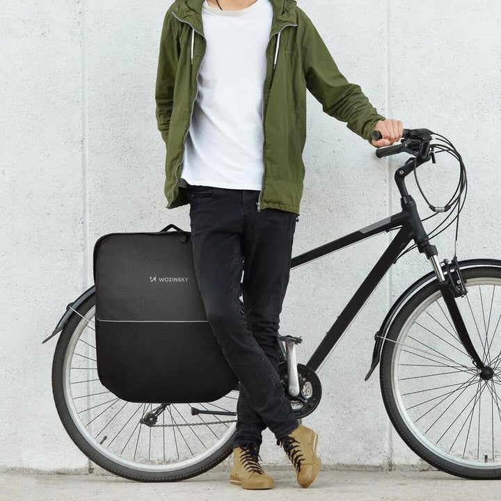 2 x 20L Doppelt Fahrradtasche Gepäckträger für Kofferset